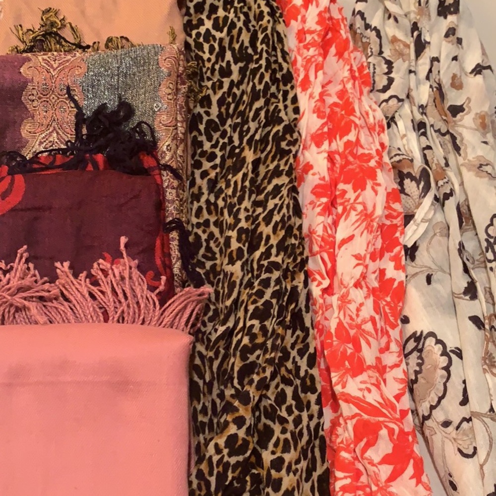 7 scarf bundle